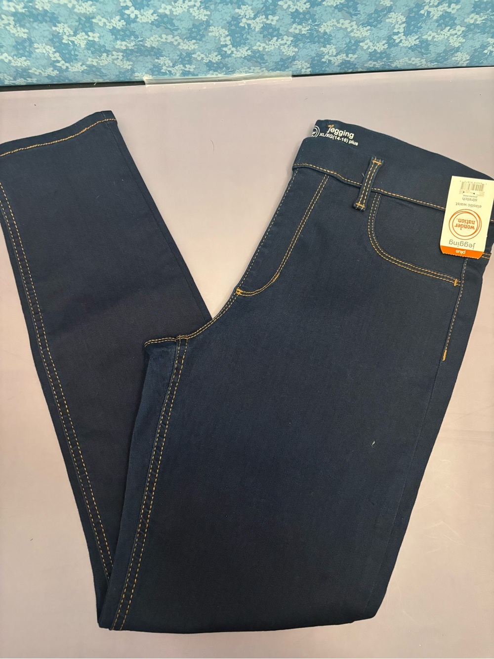 Kids Dark Blue Jeggings with Stretch - Comfortable Slim Fit